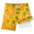 thumbnail image 7 of Gubotare Teen Boy Swim Trunks Boys Swim Trunks Swim Shorts Quick Dry Bathing Suit Swimwear (Yellow,Size 8-9 Years), 7 of 7