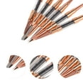 thumbnail image 2 of Unique Bargains 1 Set Rhinestones Handle Nail Art Brushes Kit for Nail Design Black Gold Tone, 2 of 6
