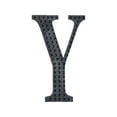 thumbnail image 6 of Efavormart 6" Letter Y Black Self-Adhesive Rhinestone Number Stickers for DIY Crafts, Handicraft Art, Graduation Cap Decorations Birthday Party, Wedding Alpha-Numeric stickers, 6 of 10