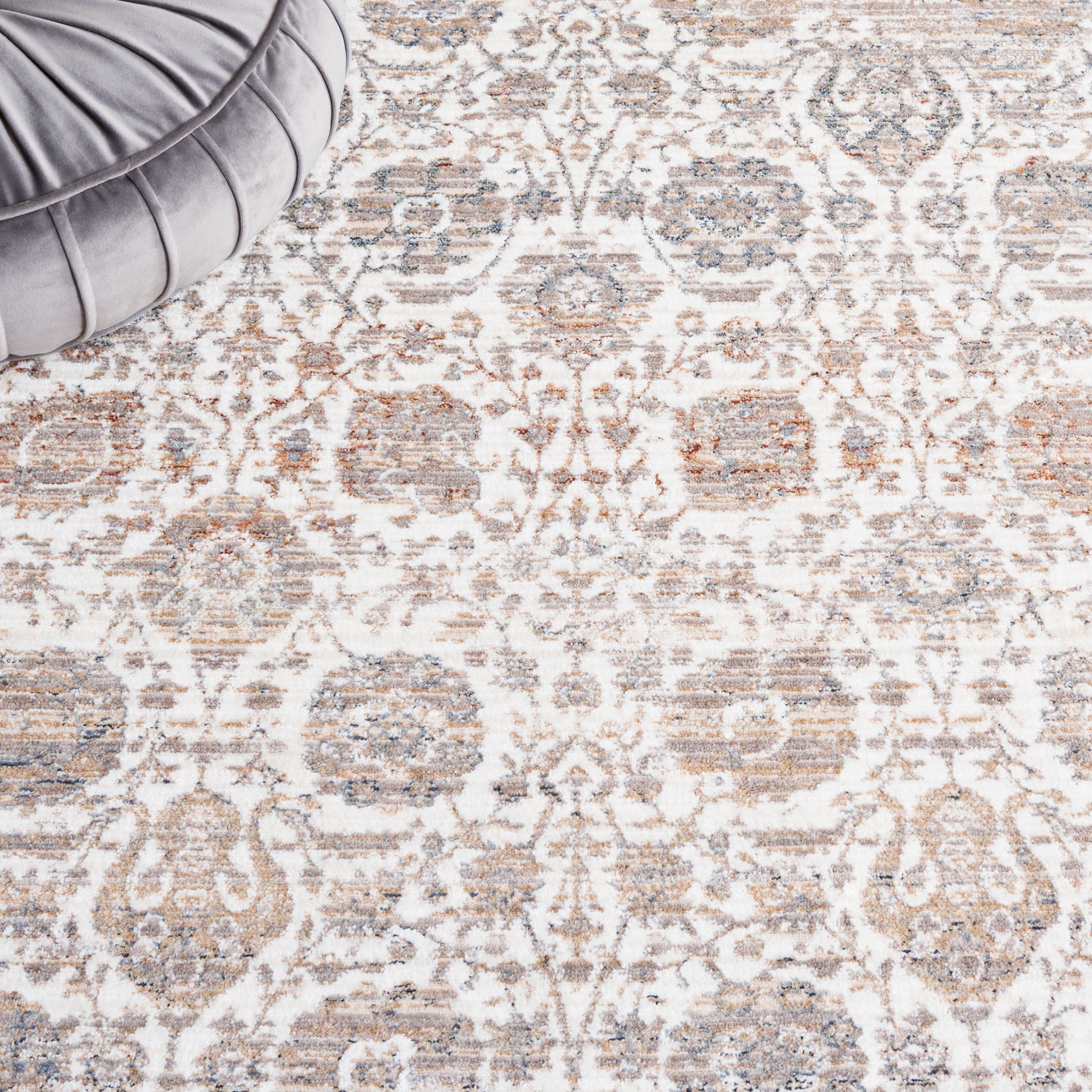 Safavieh Harlow Daithi Geometric Area Rug, Gray/Ivory Blue, 9' x 12'