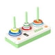thumbnail image 4 of Juguete apilable de arcoíris, juguete de aprendizaje para apilar y clasificar para bebés, niños y niñas Verde, 4 of 10