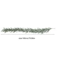 thumbnail image 4 of Uxgjfwu Flocked Christmas Garland 180cm Snowy Pine Needles Rattan Strips for Mantel Door Holiday Decor, 4 of 6
