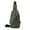 Green, variant on MUSOIE Mens Sling Bag Anti-theft Crossbody Chest Shoulder Backpack Adjustable Fanny Pack for Travel