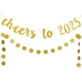 thumbnail image 1 of Or Applaudit à 2023 Banner Joyeux 2023 Nouvel An Banner Réveillon du Nouvel An Banner 2023 pour Décorations de Fête Bonne Année 2023 Fournitures de Fête du Réveillon du Nouvel An 2023, 1 of 2