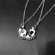 thumbnail image 3 of Collar BFF de 2 uds para 2 pelotas de fútbol a juego, collar con colgante de baloncesto para mujeres y hombres, regalo de joyería de pelota deportiva, 3 of 5