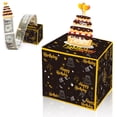 thumbnail image 1 of Caja para sacar dinero con tarjeta y 30 bolsas transparentes regalos de cumpleaños perfectos, 1 of 5