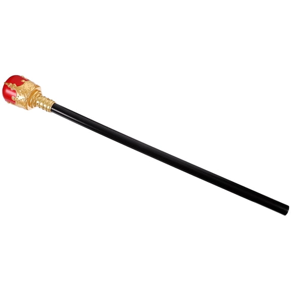 FENGGUIQU Cane For Adults Cosplay Costume Cane Prop Red Plastic 1Set Costume Accessory Fancy Dress Parties