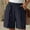 Dark Blue, variant on CheerKidz Athletic Shorts for Women's Solid Color Sweat Shorts with Pockets Elastic Waist Summer Workout Casual Lounge Shorts(Dark Gray,XXL)