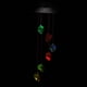 thumbnail image 5 of Lámpara de viento con forma de calavera de Halloween, luz LED solar para exteriores, lámpara colgante de calavera, 5 of 7
