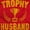 Red, variant on Trophy Husband Best Partner Hubby Men's Graphic T Shirt Tees Brisco Brands L