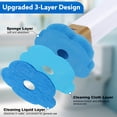 thumbnail image 3 of Disposable Toilet Brush with 48 Refills, Wall Mounted Toilet Brush with Holder, Toilet Bowl Brush Set with 1 Toilet Wand, 1 Storage Box for Bathroom Cleaning, 3 of 7