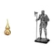 thumbnail image 1 of Estatua de caballero de calabaza de latón, adorno Feng Shui, recuerdo, centro de mesa decorativo para la entrada, chimenea, dormitorio, decoración del, 1 of 8