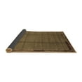thumbnail image 2 of Ahgly Company Indoor Square Abstract Brown Modern Area Rugs, 4' Square, 2 of 4