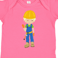 thumbnail image 4 of Inktastic Construction Worker, Blond Hair, Cute Boy, Hammer Boys Baby Bodysuit, 4 of 5