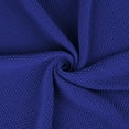 thumbnail image 5 of PiccoCasa 100% Cotton Soft Knitted Throw Solid Blanket for Couch Sofa Bedroom, Royal Blue 50"x60", 5 of 8