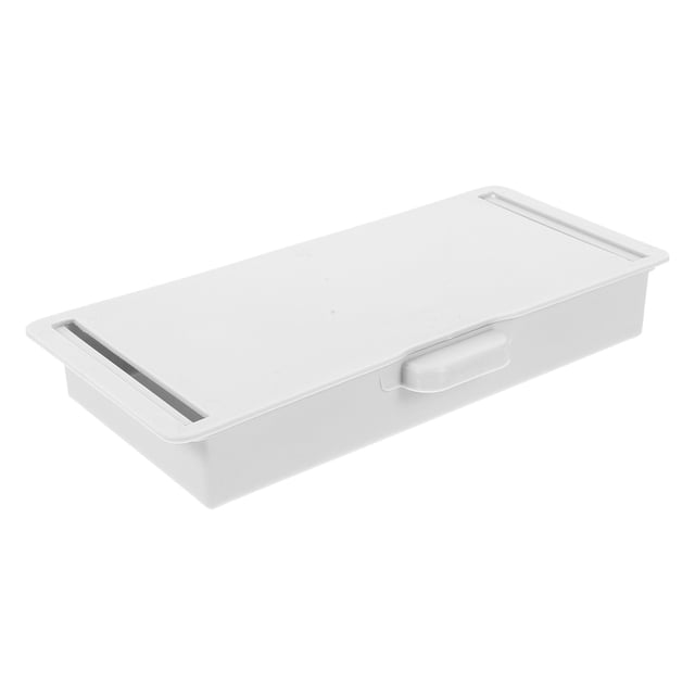 Organizador de cajón autoadhesivo oculto debajo del escritorio, bandeja deslizante para cajones, organizador de escritorio para oficina, escuela y papelería.