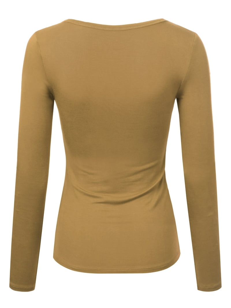 【DISCERNMENT】Front button henley neck basic T-shirt DISCERNMENT】Front button henley neck basic T-shirt
