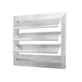 thumbnail image 1 of Cubierta de Ventilación de Aluminio Uxcell, Rejilla de Ventilador de Escape Automática de Gravedad Cuadrada de 8x8 Pulgadas, 1 of 6