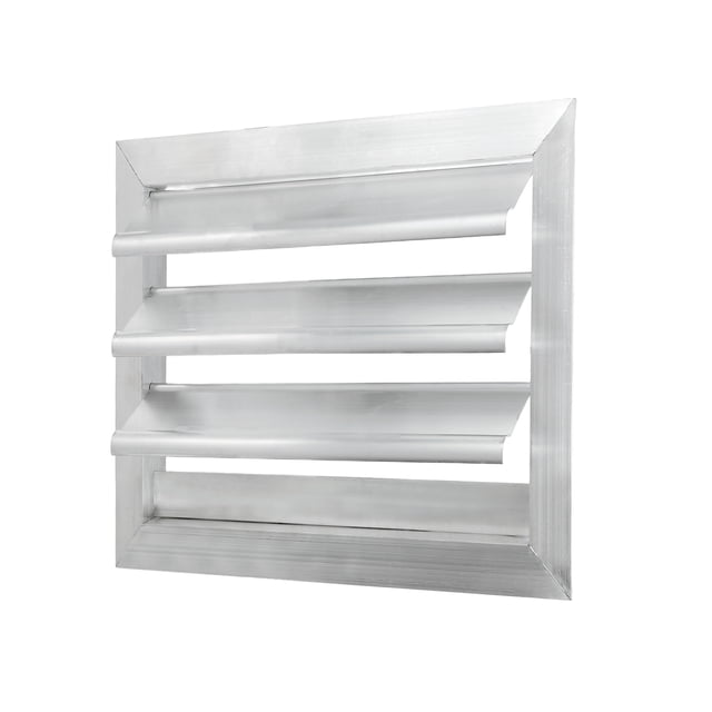 Cubierta de Ventilación de Aluminio Uxcell, Rejilla de Ventilador de Escape Automática de Gravedad Cuadrada de 8x8 Pulgadas