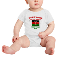 thumbnail image 2 of Everyone Loves a Nice Kenyan Boy Cute Baby Romper Bodysuit For Boy Girl (White, 0-3 Months), 2 of 5