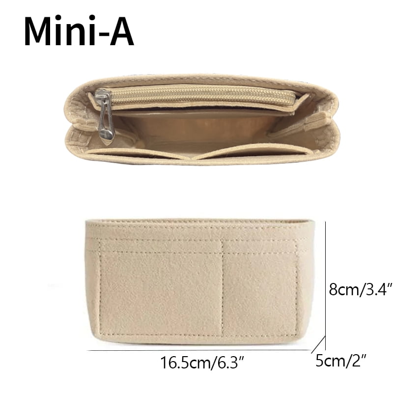Bag Organizer for Longchamp Small Tote Bag Timid Bag Storage Finishing Inner Bag Liner Handbags Insert Organizer fit Mini Size