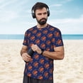 thumbnail image 4 of Wukai Octopus Print Men's Short-Sleeved Mesh T-Shirt,Quick-Dry Short Sleeve Workout T-Shirt-XX-Large, 4 of 8
