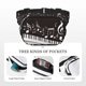 thumbnail image 5 of Easygdp Piano Keys With Musical Notes Fanny Packs para Mujeres y Hombres, Bolsa de Cinturón, Bolsos de Cruz para Trabajo/Correr/Senderismo, 5 of 9