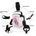 thumbnail image 5 of HELLHERO Horse and Cherry Blossom Pattern Farmhouse Gift Adjustable Strap Sling Bag with Zipper Closed for Outdoor Travel, 5 of 7