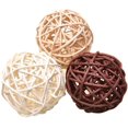 thumbnail image 3 of ZECATL 15pcs Wicker Rattan Balls Decorative Ball Orbs Vase Fillers Table Decor, Wedding Party Decoration, 3 of 7