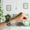thumbnail image 2 of de serpiente falsa de plástico hecha a mano, muñequera de muñequera Pitón verde Zulema Pulsera de serpiente de simulación, 2 of 8