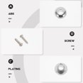 thumbnail image 2 of Miangastore Guitar Semi-Closed Tuning Pegs Silver 18 Sets 0.6*0.6*0.4In, 2 of 9