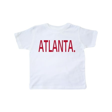 

Inktastic Atlanta in Red Text Gift Toddler Boy or Toddler Girl T-Shirt