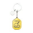 thumbnail image 2 of Danhjin Alloy Keychain Pickleball Racket Alloy Keychain Simulation Sports Pendant Pickleball Keychain Key Chain, 2 of 6