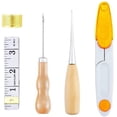 thumbnail image 4 of 29 Pack Upholstery Repair Kit, Leather Craft Sewing Tools Needles Canvas Thread and Needles Tape Measure Stitching Needles for Leather Repair Kit (8Colors), 4 of 7