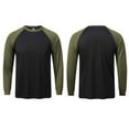 thumbnail image 2 of zbxnLI Mens Long Sleeve Shirts Athletic T-Shirts Gym Workout Running Crew Neck Basic Tee Shirts for Men, 2 of 3