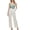 Cream, variant on Women's X-Fit Wide Leg Linen Blend Pants Cream 8