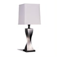 thumbnail image 1 of Coaster Contemporary Metal Square Shade Table Lamp in Silver, 1 of 1