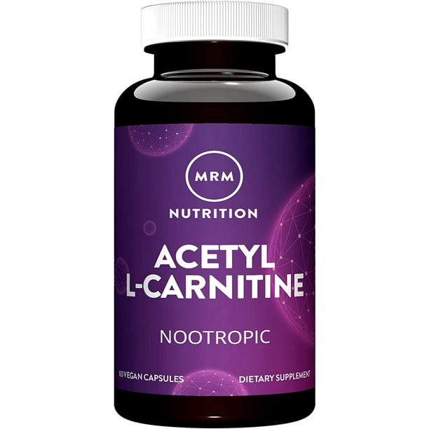 MRM Acetyl LCarnitine 500 mg. 60 Vegetarian Capsules