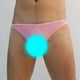 thumbnail image 2 of Braguitas tipo tanga finas de seda de hielo suave, ultrafinas, con realce, para playa, piscina o club. Rosado, 2 of 9