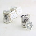thumbnail image 3 of Weddingstar Pressed Glass Mason Jar Favor With Stopper Lid - Floral - Set of 6, 3 of 3