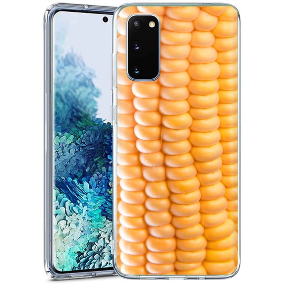 TalkingCase Slim Phone Case Compatible for Samsung Galaxy S20 FE 4G/5G,(Not S20),Corn Print,Lightweight,Flexible,Soft, USA