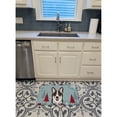 thumbnail image 3 of Carolines Treasures BB1751RUG Winter Holiday Tricolor Corgi Machine Washable Memory Foam Mat, 3 of 4