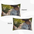 thumbnail image 2 of Yiaed Girl In Field Of Daisies Print Brushed Microfiber Envelope Pillowcases, Standard,Envelope Closure Pillow Cases(Without Pillow Core)-14"x20", 2 of 6