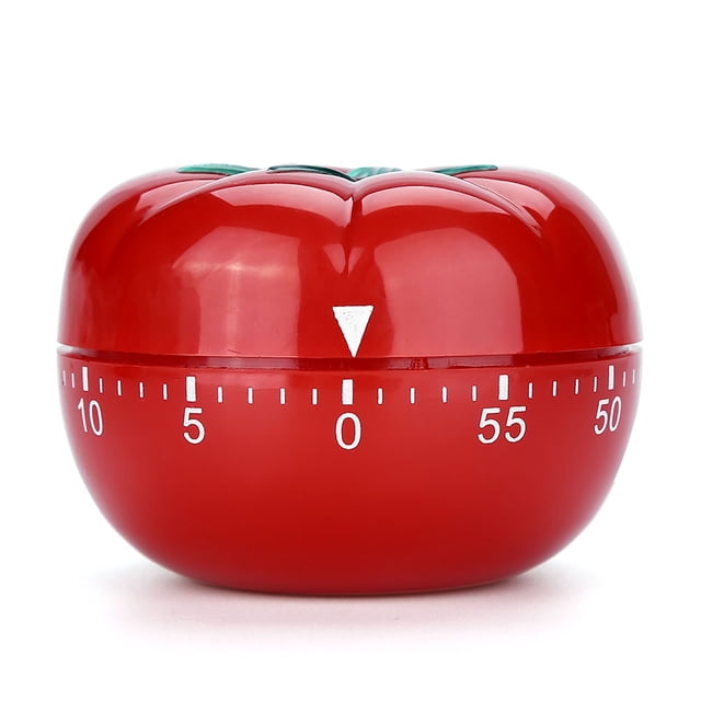 VIFERR Tomato Shaped Mechanical 60 Minutes Countdown Timer Home Kitchen Cooking & Baking Helper(S 6.3 * 4.5cm)