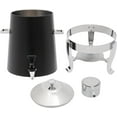 thumbnail image 6 of 13 Liters Stainless Steel Hot Beverage Dispenser, 3.4 Gallon Hot Drinks Dispenser with Faucet, Coffee Chafer Urn with Fuel Holder for Parties Event Buffet Catering (Black), 6 of 7