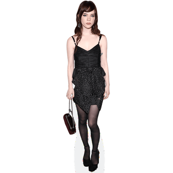 Sophie Thatcher (Blackl Dress) Mini Size Cutout. Standee.