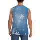 thumbnail image 4 of Balery Snowflakes1 Camisetas sin mangas para hombre, absorbe la humedad y protege contra el mal olor.-Medium, 4 of 7