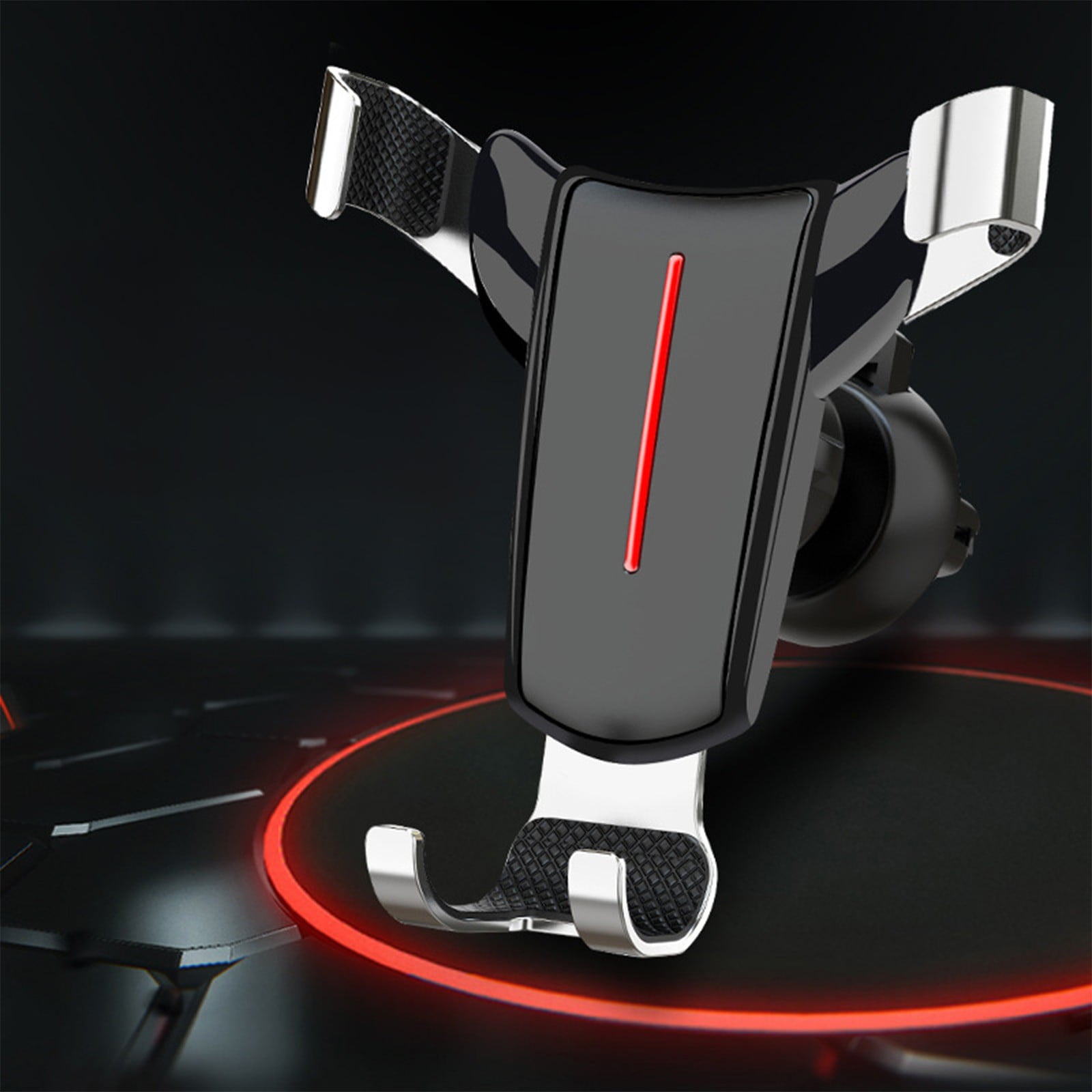 Magnetic Car Phone Holder, 360° Rotation Phone Mount for Car Dashboard Windshield, Universal Fit Strong Magnetic Adsorption, Non-Slip Vent Clip Phone Bracket, Multi-Angle Adjustable Car Accessories