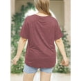 thumbnail image 5 of XCHQRTI Womens Love Heart T-Shirts Valentine's Day Graphic Tees Short Sleeve Plus Size Tops, 5 of 7