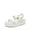 WHITE, variant on Women's Platform Wedge Sandals with Adjustable Straps and Arch Support Footbed